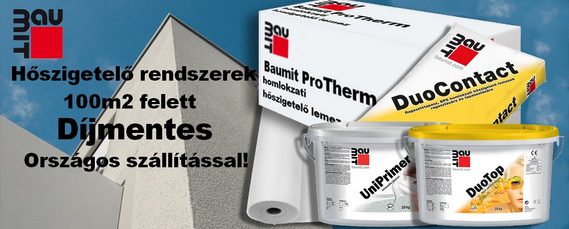 Baumit hőszigetelő rendszerek