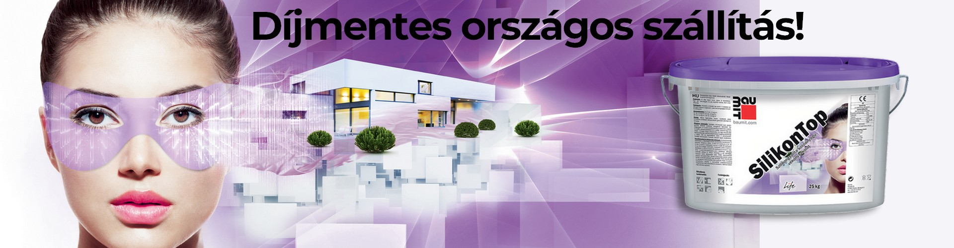 Baumit SilikonTop homlokzati vakolat