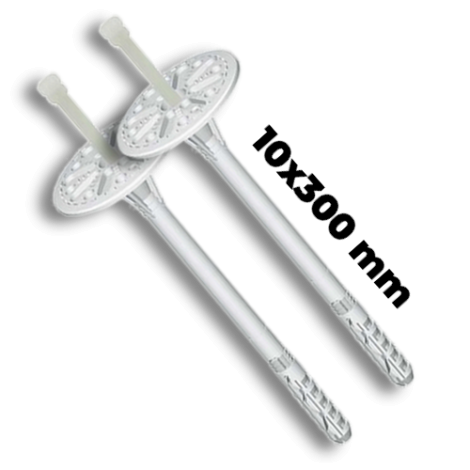 Műanyag beütőszeges dűbel 10x300 mm