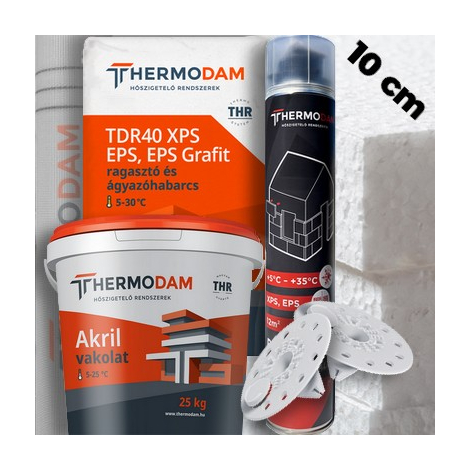10 cm hőszigetelő rendszer - Könnyűszerkezetre