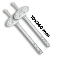 Műanyag beütőszeges dűbel 10x240 mm